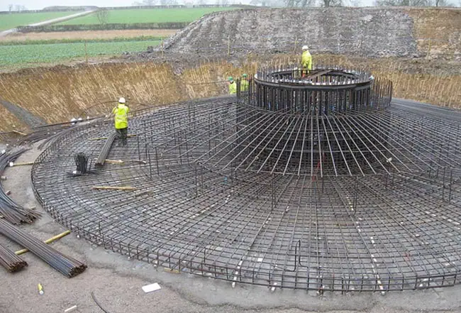Fundament för vindkraft Betonggruppen Nordic AB